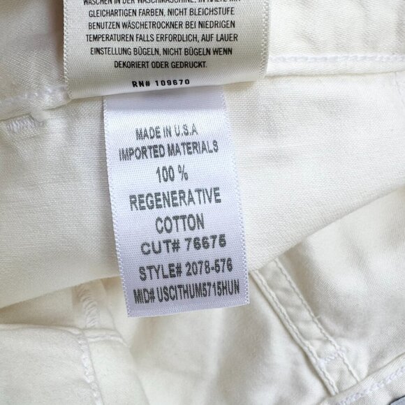 New Citizens of Humanity Marcelle Low Slung Barrel Cargo Pants Pashmina White 29 - Picture 9 of 13